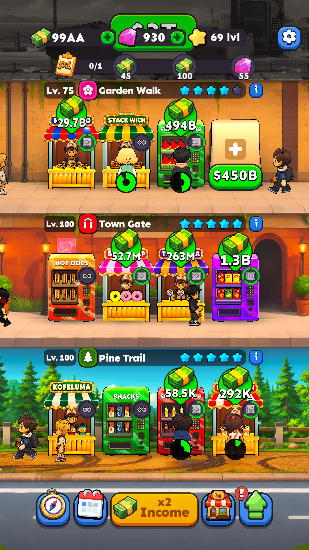 Idle Vendor Empire screenshot