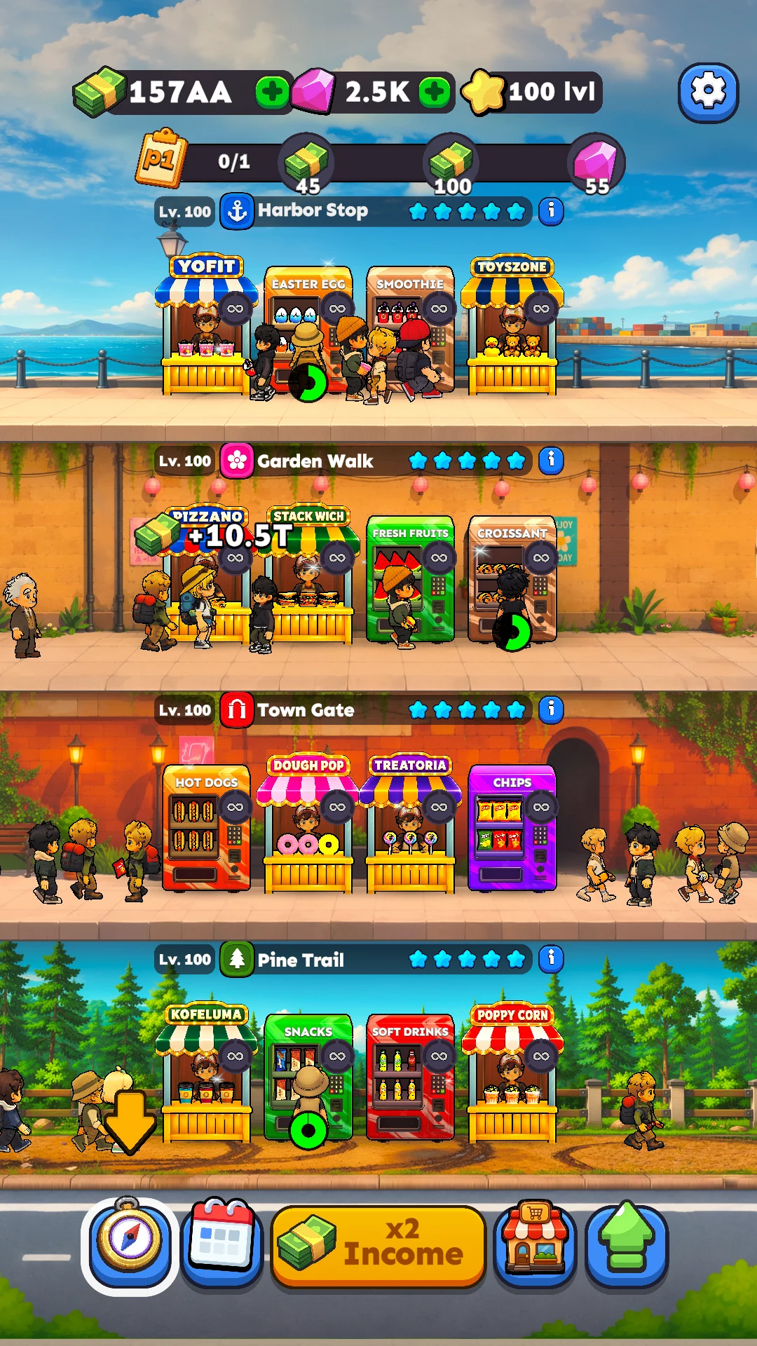Idle Vendor Empire screenshot